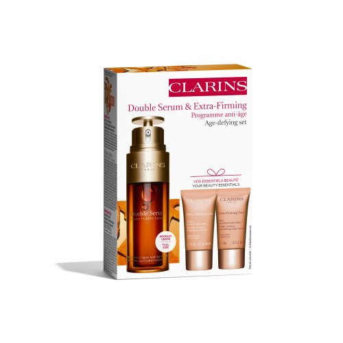 CLARINS-Anti-Aging Double Serum Box - 3 Products + Double Serum CLARINS-Anti-Aging Double Serum Box - 3 Products + Double Serum